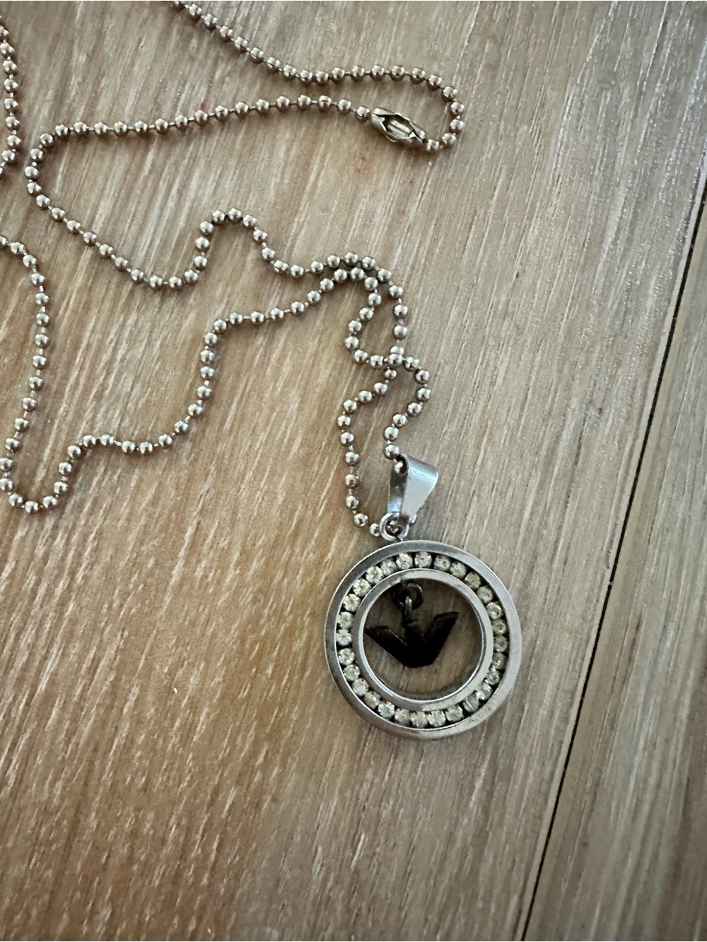 Emperor Armani Eagle Logo Pendant Necklace